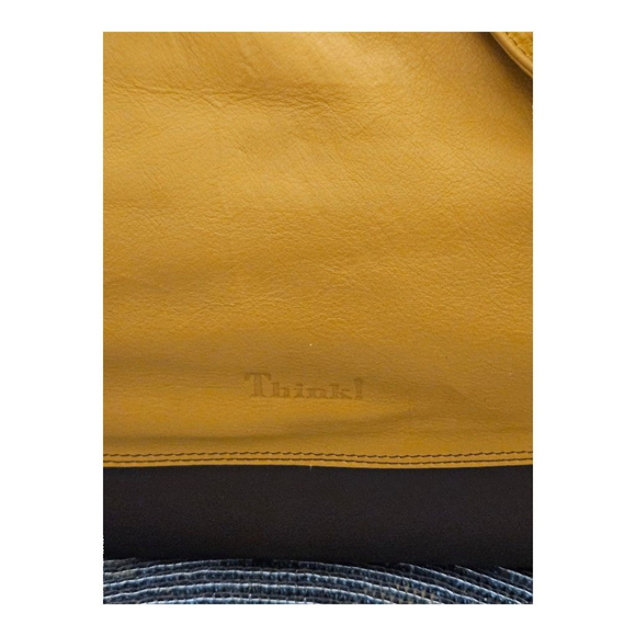 Think! Yellow Leather Shoulder Bag - Picture 8 of 14